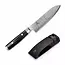Yaxell Ran Messenset – Giftset – 2-delig – Santoku Mes 16,5 cm en Messenlijper – 69 Lagen Damaststaal – VG10 Staal – 61 HRC – Canvas-Micarta Heft