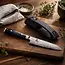 Yaxell Ran Messenset – Giftset – 2-delig – Santoku Mes 16,5 cm en Messenlijper – 69 Lagen Damaststaal – VG10 Staal – 61 HRC – Canvas-Micarta Heft