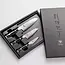 Yaxell Ran Messenset – Giftset – 3-delig – Santoku Mes 16,5 cm, Santoku Mes 12,5 cm en Schilmes 8 cm - 69 Lagen Damaststaal – VG10 Staal – 61 HRC – Canvas-Micarta Heft