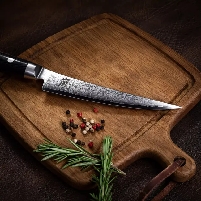 Yaxell Ran Steakmessen Set - 6 Messen met Houder - Japanse Kwaliteit