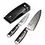 Yaxell Ran Messenset – Giftset – 3-delig – Messenslijper met Koksmes 20 cm en Universeelmes 12 cm – 69 Lagen Damaststaal – VG10 Staal – 61 HRC – Canvas-Micarta Heft