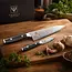 Yaxell Ran Messenset – Giftset – 2-delig – Koksmes 20 cm & Schilmes 8 cm – 69 Lagen Damaststaal – VG10 Staal – 61 HRC – Canvas-Micarta Heft