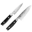 Yaxell Ran – 2-delige Messenset – Koksmes 15,5 cm & Schilmes 10 cm – 69 Lagen Damaststaal – VG10 – Micarta Heft