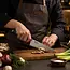 Yaxell Tsuchimon Koksmes 20 cm – VG10 Staal – Gehamerd Lemmet – Micarta Heft