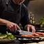Yaxell Tsuchimon Santoku Koksmes 16,5 cm – VG10 Staal – Gehamerd Lemmet – Micarta Heft