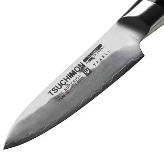 Yaxell Tsuchimon Schilmes 8 cm – VG10 Staal – Gehamerd Lemmet – Micarta Heft