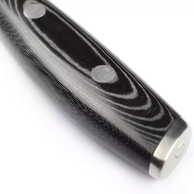 Yaxell Tsuchimon Uitbeenmes 15 cm – VG10 Staal – Gehamerd Lemmet – Micarta Heft