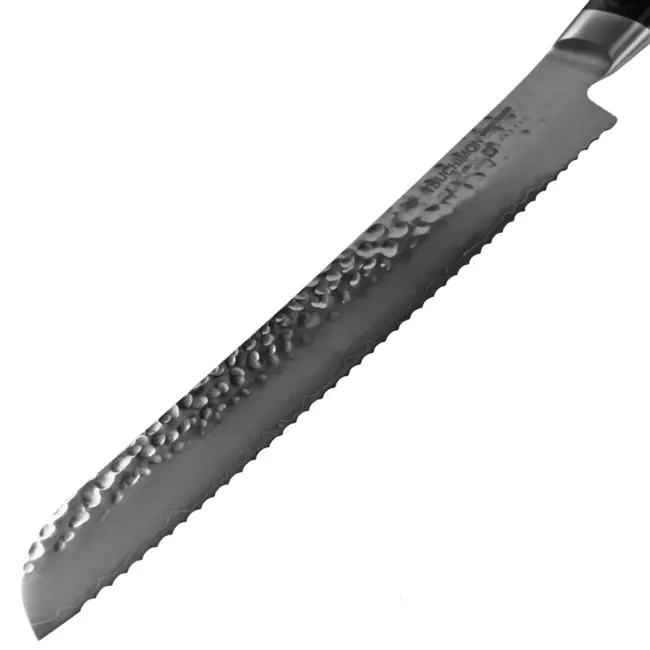Yaxell Tsuchimon Broodmes 23 cm – VG10 Staal – Gehamerd Lemmet – Micarta Heft