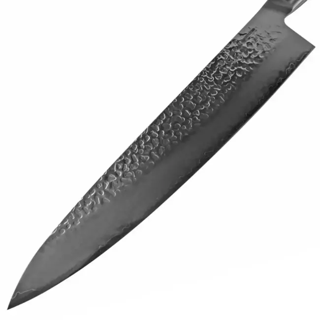 Yaxell Tsuchimon Koksmes 25,5 cm – VG10 Staal – Gehamerd Lemmet – Micarta Heft