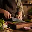 Yaxell Tsuchimon Koksmes 25,5 cm – VG10 Staal – Gehamerd Lemmet – Micarta Heft