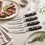 Yaxell Tsuchimon Steakmessenset – 4-delig – 3 Lagen Damaststaal – VG10 Staal – Canvas-Micarta Heft