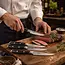 Yaxell Tsuchimon Steakmessenset – 4-delig – 3 Lagen Damaststaal – VG10 Staal – Canvas-Micarta Heft