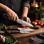 Yaxell Tsuchimon Messenset – 3-delig – Koksmes 20 cm, Universeelmes 12 cm en Schilmes 8 cm – 3 Lagen Damaststaal – VG10 Staal – Canvas-Micarta Heft