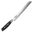 Yaxell Tsuchimon Messenset – 6-delig – Magnetische Walnoothouten Messenstrip met 5 Messen – 3 Lagen Damaststaal – VG-10 Staal – Canvas-Micarta Heft
