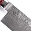 Yaxell Super Gou Koksmes 20 cm – 161 Lagen Damaststaal – SG2 Staal – 63 HRC – Canvas-Micarta Heft