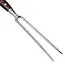 Yaxell Super Gou Vleesvork 16 cm – 161 Lagen Damaststaal – SG2 Staal – 63 HRC – Canvas-Micarta Heft