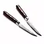Yaxell Super Gou Steakmessenset 12 cm – 2-delig – 161 Lagen Damaststaal – SG2 Staal – 63 HRC – Canvas-Micarta Heft
