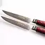Yaxell Super Gou Steakmessenset 12 cm – 2-delig – 161 Lagen Damaststaal – SG2 Staal – 63 HRC – Canvas-Micarta Heft
