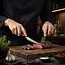 Yaxell Super Gou Steakmessenset 12 cm – 4-delig – 161 Lagen Damaststaal – SG2 Staal – 63 HRC – Canvas-Micarta Heft