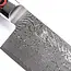 Yaxell Super Gou Nakiri Koksmes 16,5 cm – 161 Lagen Damaststaal – SG2 Staal – 63 HRC – Canvas-Micarta Heft