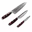Yaxell Super Gou Messenset – Giftset – 3-delig – Koksmes 20 cm, Universeelmes 12 cm & Schilmes 8 cm – 161 Lagen Damaststaal – SG2 Staal – 63 HRC – Canvas-Micarta Heft