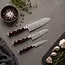 Yaxell Super Gou Messenset – Giftset – 3-delig – Santoku 16,5 cm, Klein Santoku 12,5 cm & Schilmes 8 cm – 161 Lagen Damaststaal – SG2 Staal – 63 HRC – Canvas-Micarta Heft
