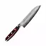 Yaxell Super Gou Messenset – 7-delig – Magnetisch 'Tower' Messenblok met 6 Messen – 161 Lagen Damaststaal – SG2 Staal – 63 HRC – Canvas-Micarta Heft