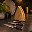 Yaxell Super Gou Messenset – 6-delig – Beukenhouten Messenblok met 5 Messen – 161 Lagen Damaststaal – SG2 Staal – 63 HRC – Canvas-Micarta Heft
