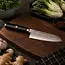 Yaxell Super Gou Ypsilon Santoku mes 16,5 cm – 193 Lagen Damaststaal – SG2 Staal – 63 HRC – Canvas-Micarta Heft – Japan