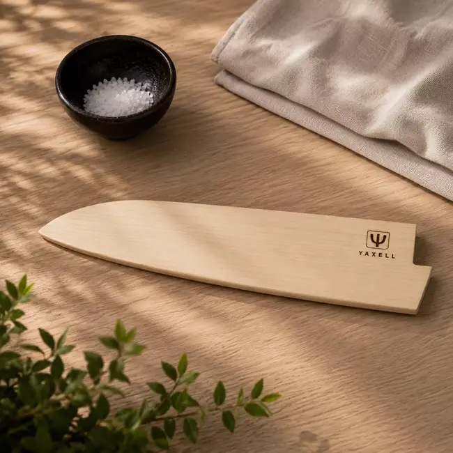 Yaxell Katana Mesbeschermer voor Koksmes 25,5 cm – Esdoornhout – Magnetische Schede