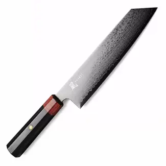 Yaxell Rei Kiritsuke mes 20 cm – 69 Lagen Damaststaal – VG10 Damaststaal – 61 HRC – Pakkahout Heft