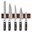 Yaxell Ran Messenset – 6-delig – Magnetische Messenhouder Walnoot met 5 Messen – 69 Lagen Damaststaal – VG10 Staal – 61 HRC – Canvas-Micarta Heft