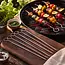 Triangle RVS Grillspies Set 6 Stuks – Herbruikbare BBQ Spiesen 27 cm, Vaatwasmachinebestendig
