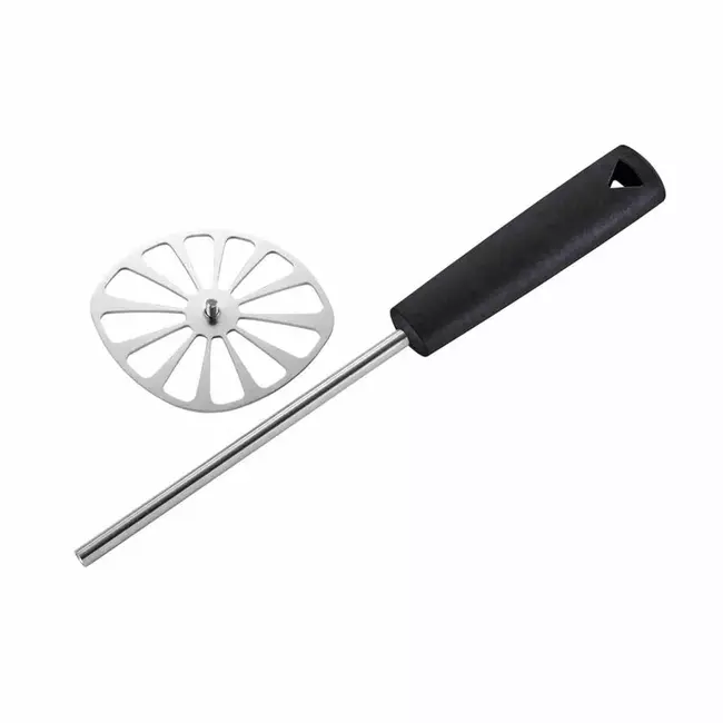 Triangle Aardappelstamper RVS met vaatwasmachinebestendige afneembare stampplaat voor fijne puree
