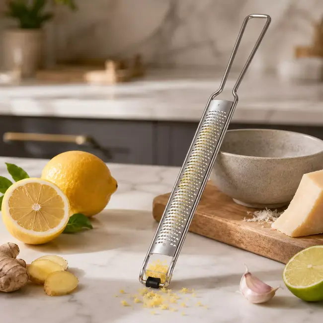 Triangle Lange rasp RVS met opvangbak en beschermkap