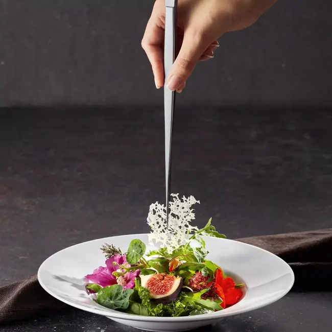 Triangle Precisiepincet 30 cm van Edelstaal met Extra Fijne Punt voor Nauwkeurig Garneren