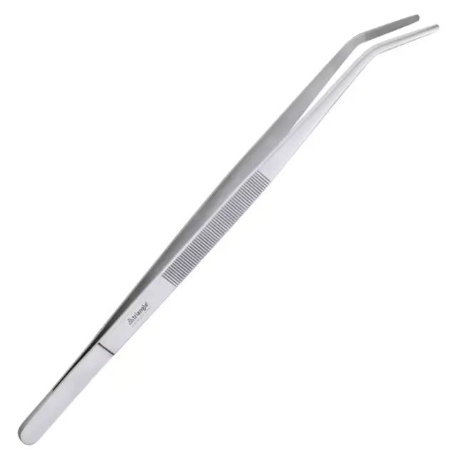 Triangle Grillpincet Gebogen 34,5 cm RVS voor BBQ en Koken