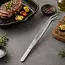 Triangle Grillpincet Gebogen 34,5 cm RVS voor BBQ en Koken