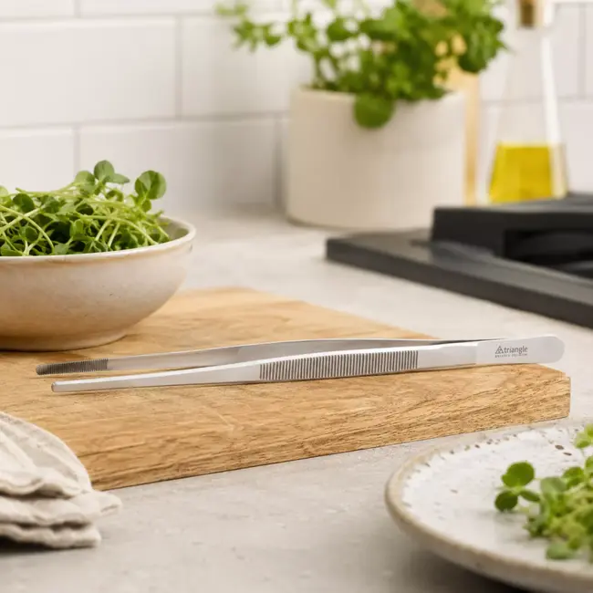 Triangle Grillpincet 35 cm RVS voor BBQ, Koken en Serveren