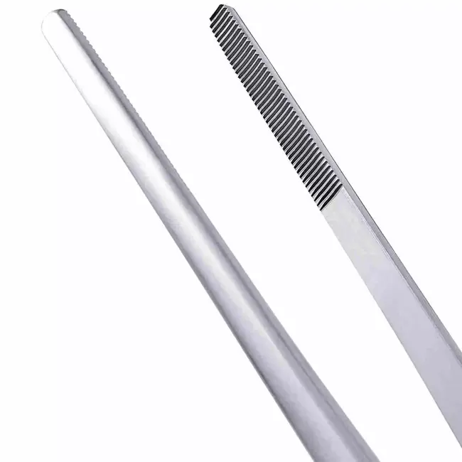Triangle Grillpincet 35 cm RVS voor BBQ, Koken en Serveren