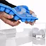 BarUp IJsblokjesvorm met deksel – zacht rubber – 32 blokjes – blauw – 335x180 mm