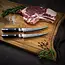 Yaxell Ran Steakmessenset – 2-delig – Giftset – 69 Lagen Damaststaal – VG10 Staal – 61 HRC – Canvas-Micarta Heft
