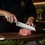Yaxell Kiritsuke koksmes - roestvrij staal - 3-laags lemmet, moeiteloos snijden - 20 cm - zwart composiet handvat - professionele keuken