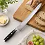 Yaxell Japans broodmes - VG10 roestvrij staal - gekarteld lemmet voor korst zonder pletten - 27 cm - zwart micarta - ideaal voor brood en gebak