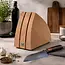 Yaxell Ran Messenset – 7-delig – Beukenhouten Messenblok met 6 Messen – 69 Lagen Damaststaal – VG10 Staal – 61 HRC – Canvas-Micarta Heft