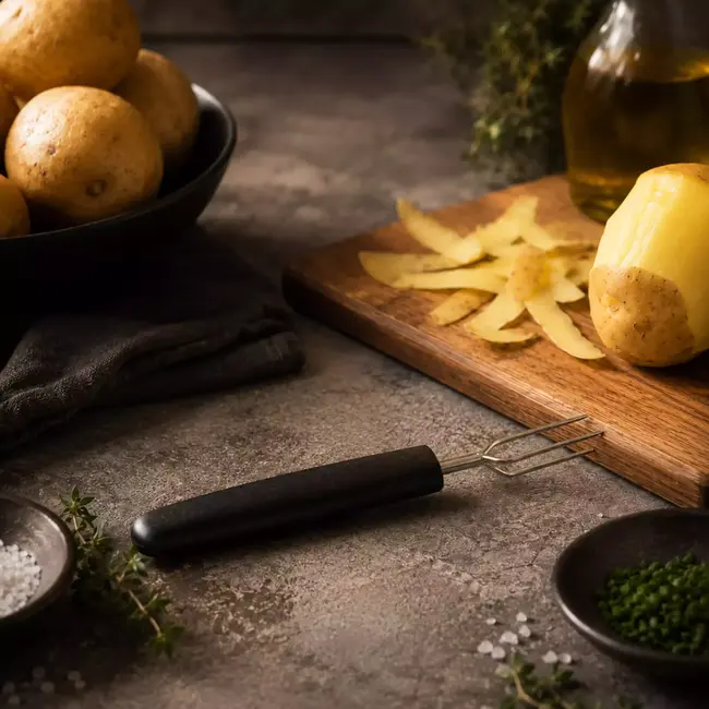 Triangle Professionele Aardappelvork – Veilig en Vaatwasserbestendig