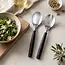 Triangle saladebestekset van roestvrij staal met ergonomische handgrepen
