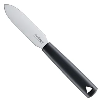 Triangle Spirit smeermes 10 cm van roestvrij staal met ergonomische kunststof handgreep