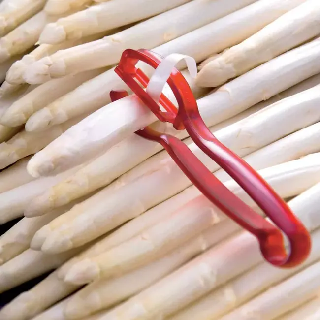 Triangle Solingen Aspergeschiller – Ergonomisch & Vaatwasserbestendig – Rood