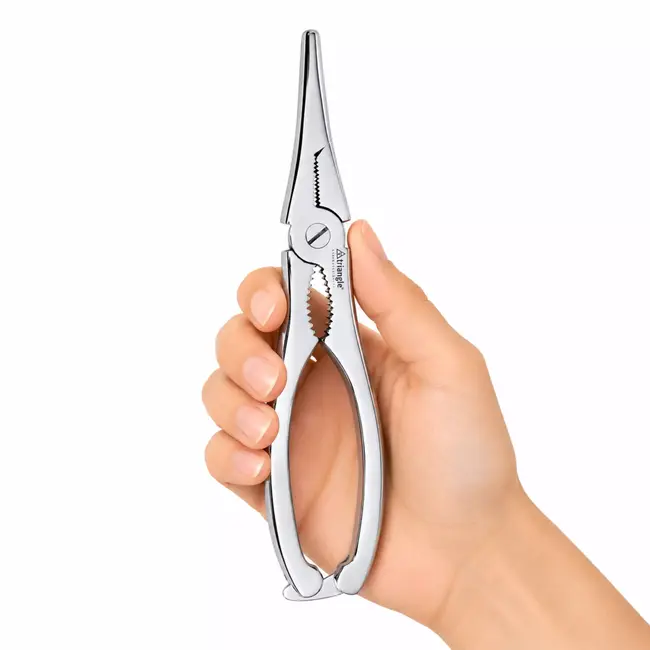 Triangle Kreeftentang van Edelstaal 18,5 cm – Perfect voor Zeevruchten